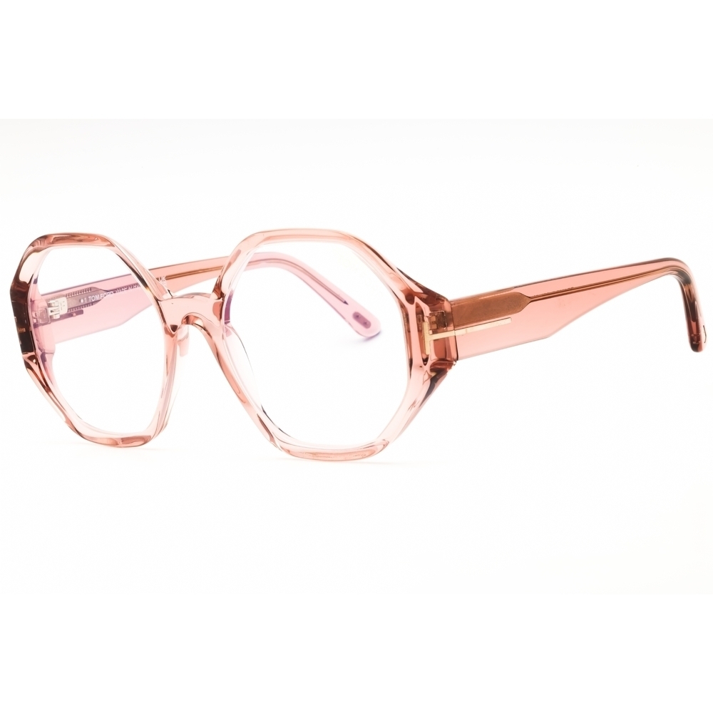 NWT Tom Ford FT5967-B Pink Round 53mm Eyeglasses